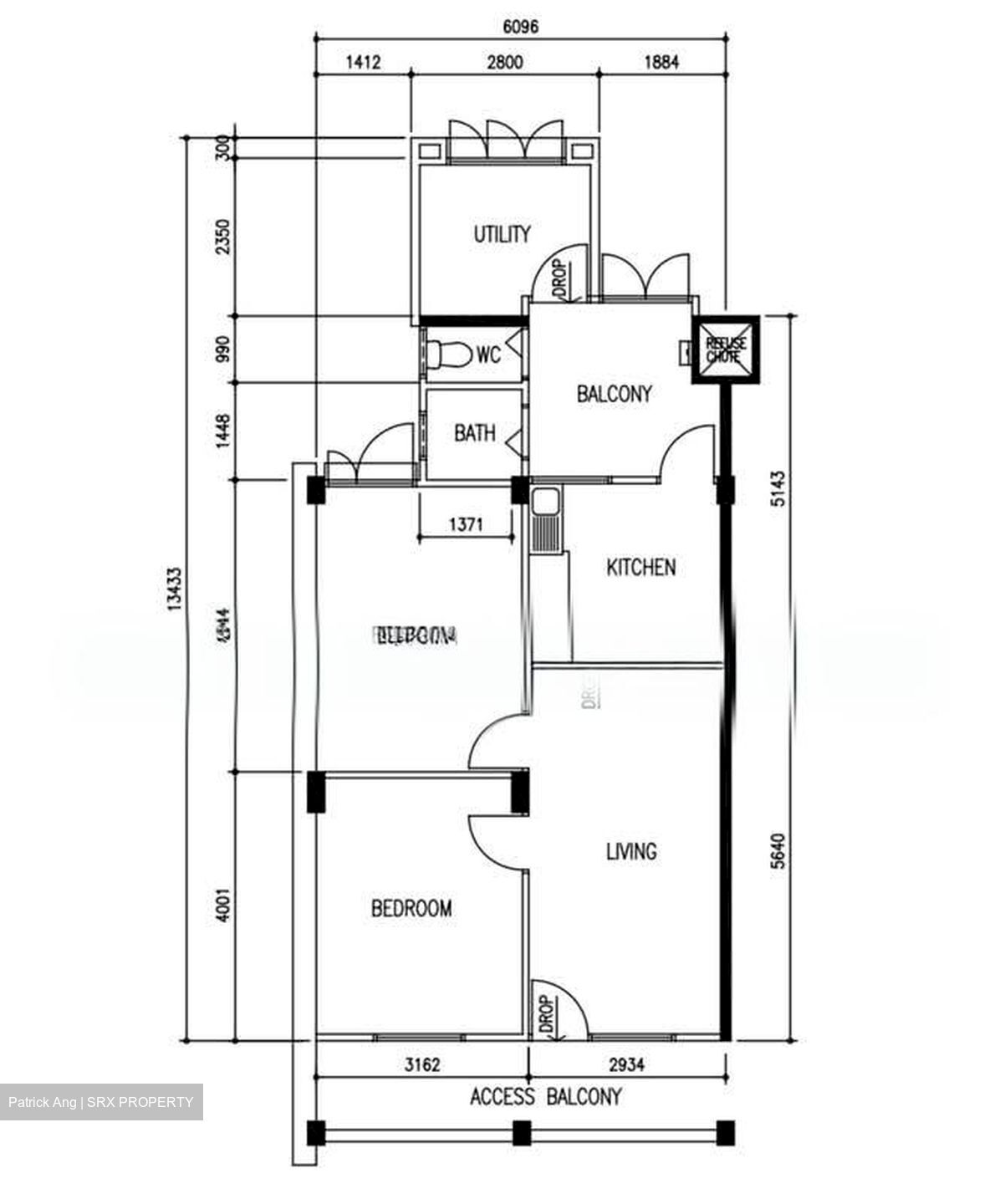 Blk 124 Toa Payoh View (Toa Payoh), HDB 3 Rooms #589747531
